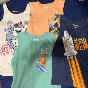 5T cut off shirts